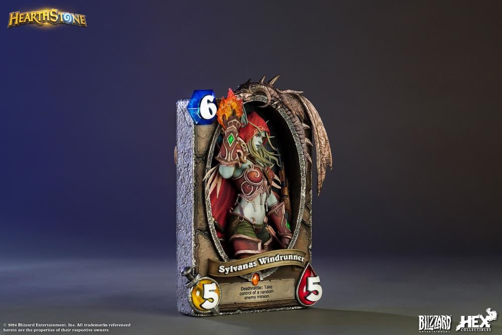 Hearthstone Sylvanas Windrunner (10th Anniversary) Limited Edition 3D Art Frame Gallery Image 14