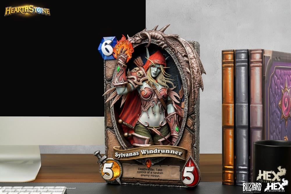 Hearthstone Sylvanas Windrunner (10th Anniversary) Limited Edition 3D Art Frame Gallery Image 17
