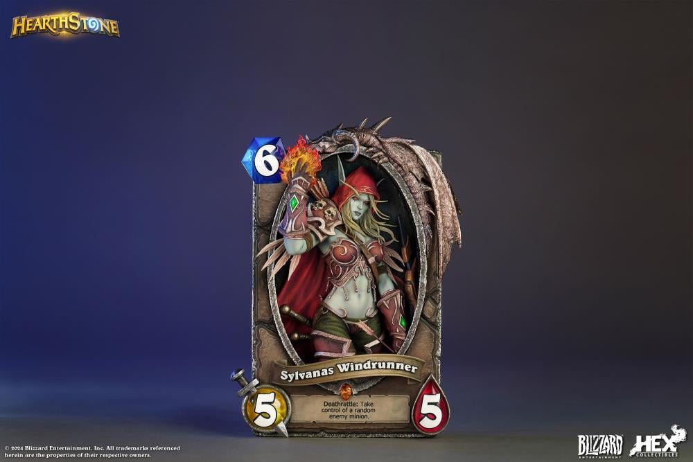 Hearthstone Sylvanas Windrunner (10th Anniversary) Limited Edition 3D Art Frame Gallery Image 12