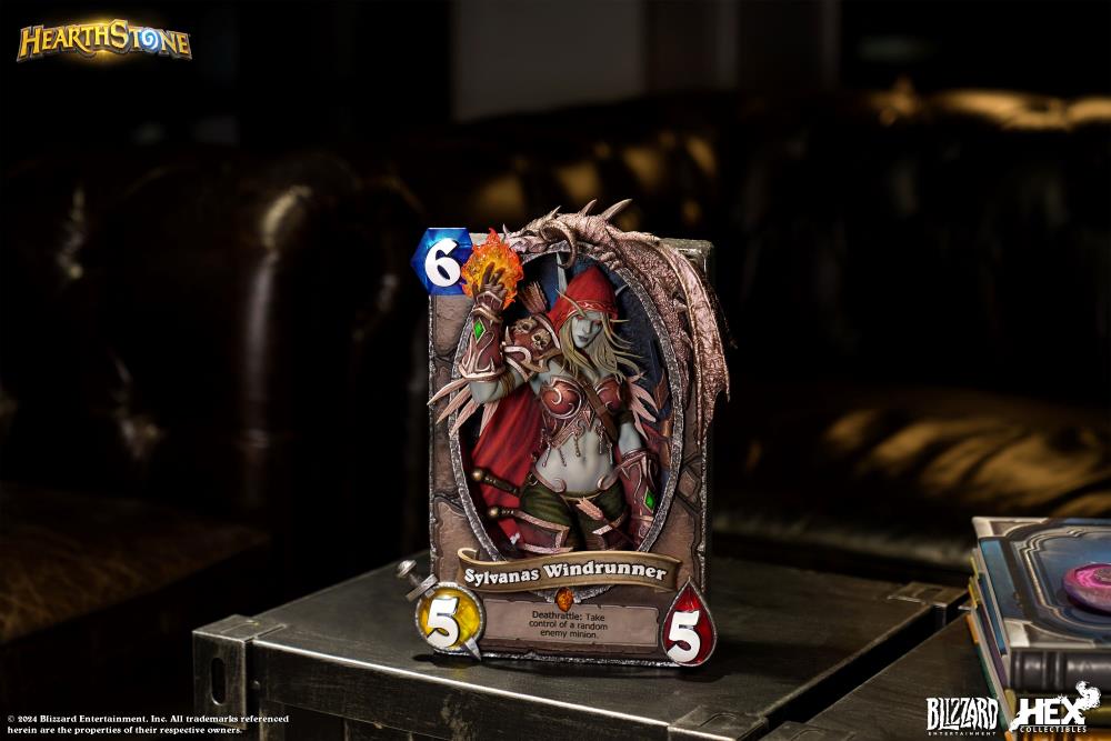 Hearthstone Sylvanas Windrunner (10th Anniversary) Limited Edition 3D Art Frame Gallery Image 4