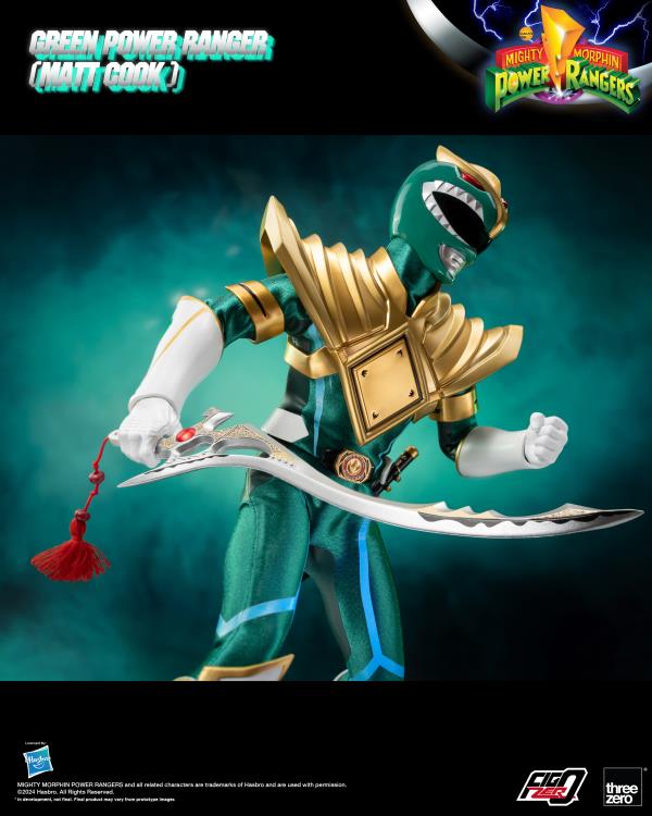 Mighty Morphin Power Rangers FigZero Green Ranger (Matt Cook Ver.) 1/6 Scale PX Previews Limited Edition Figure Gallery Image 15