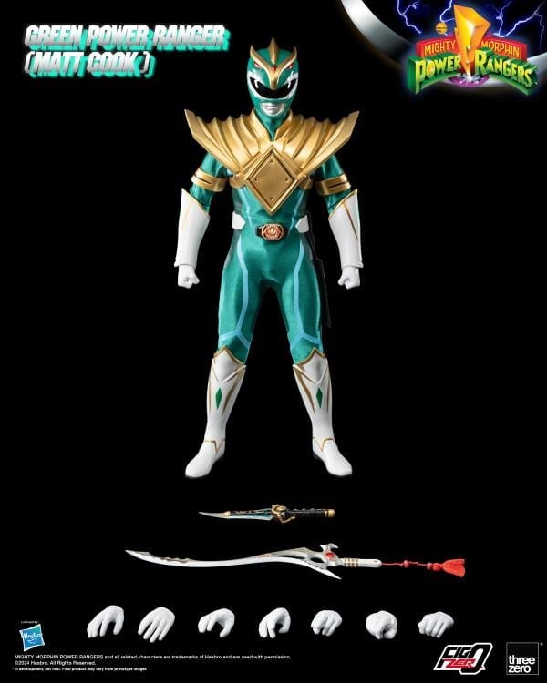 Mighty Morphin Power Rangers FigZero Green Ranger (Matt Cook Ver.) 1/6 Scale PX Previews Limited Edition Figure Gallery Image 16