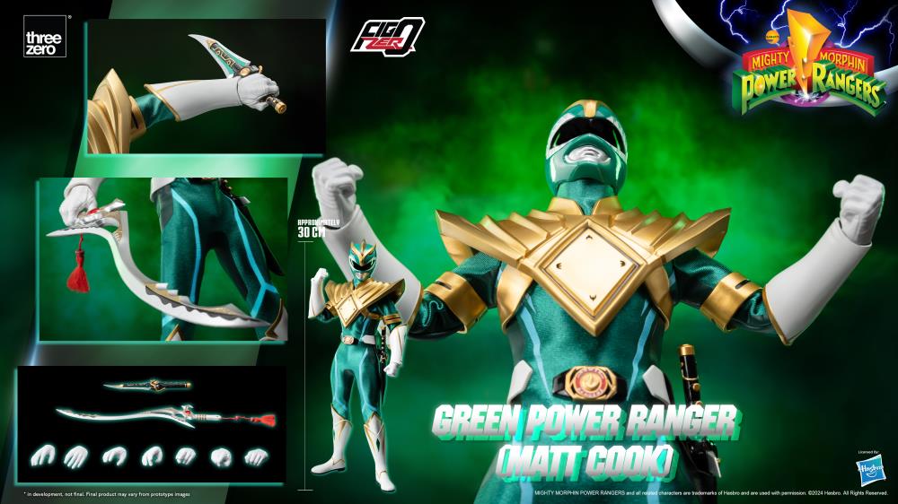 Mighty Morphin Power Rangers FigZero Green Ranger (Matt Cook Ver.) 1/6 Scale PX Previews Limited Edition Figure Gallery Image 17