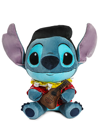 Lilo & Stitch HugMe Elivs Blue Hawaiian Stitch 14" Shake Action Plush Gallery Image 2
