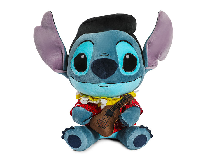 Lilo & Stitch HugMe Elivs Blue Hawaiian Stitch 14" Shake Action Plush Gallery Image 1