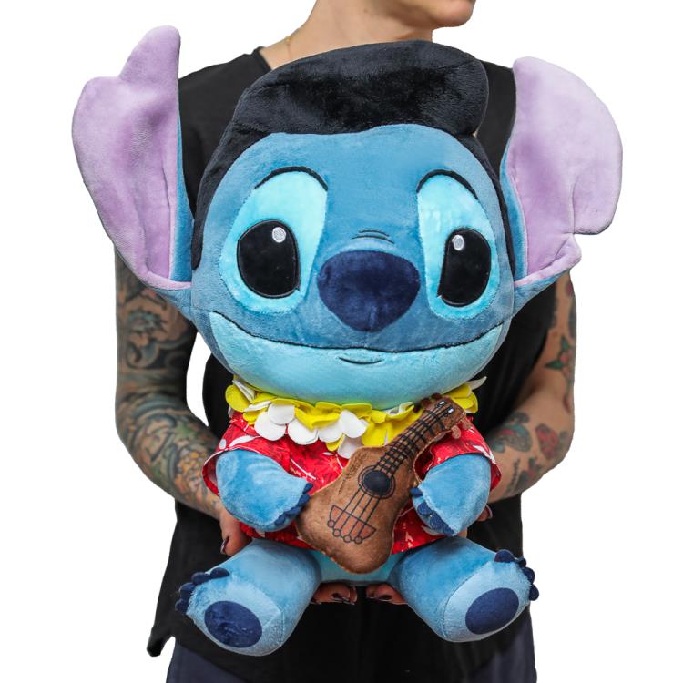 Lilo & Stitch HugMe Elivs Blue Hawaiian Stitch 14" Shake Action Plush Gallery Image 5