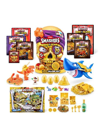 Smashers Dino Island Gold Treasure Hunt Set Gallery Image 2