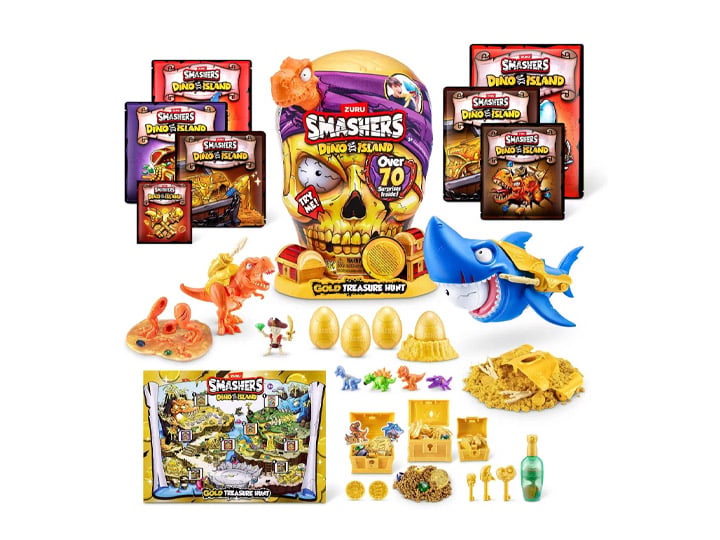 Smashers Dino Island Gold Treasure Hunt Set Gallery Image 1