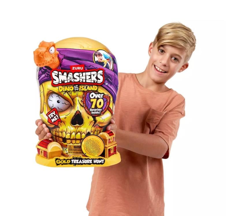 Smashers Dino Island Gold Treasure Hunt Set Gallery Image 9