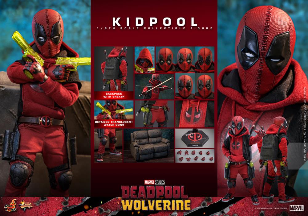Deadpool & Wolverine MMS763 Kidpool 1/6th Scale Collectible Figure Gallery Image 24