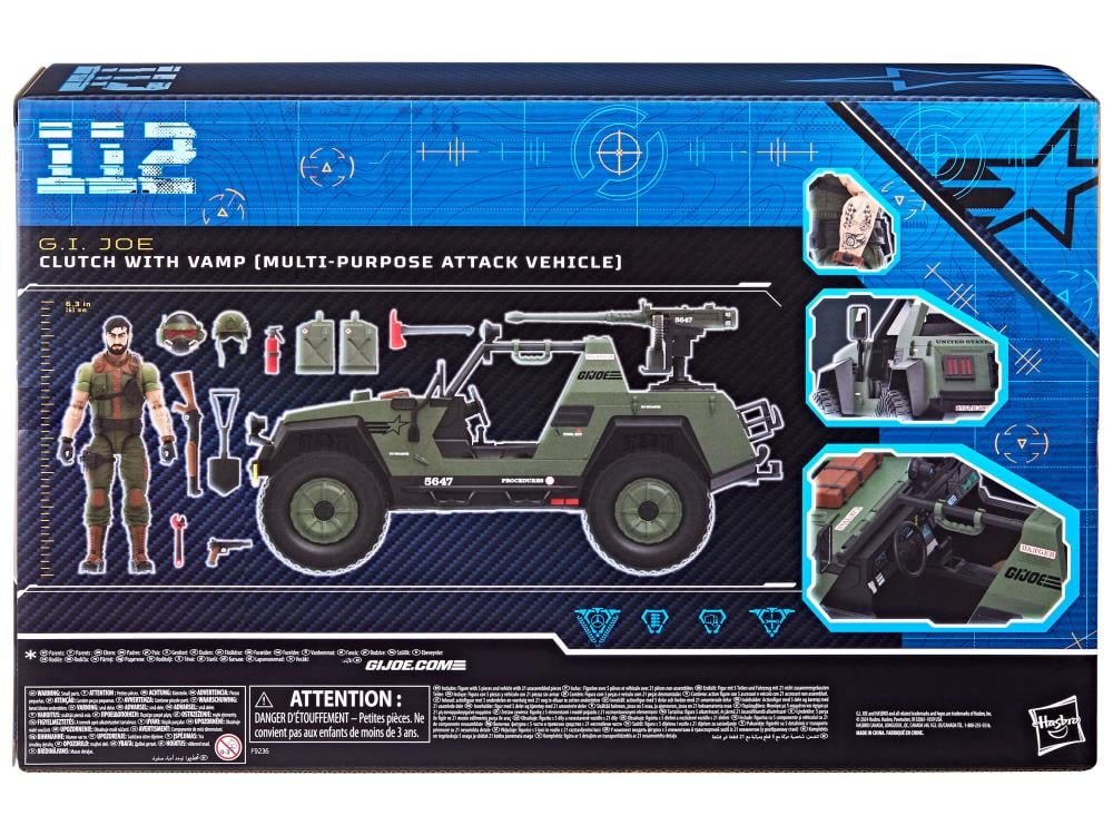 G.I. Joe Classified Series #112 Clutch with VAMP Action Figure