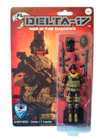Delta-17: War in the Shadows Shepherd Action Figure Gallery Image 2
