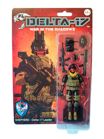 Delta-17: War in the Shadows Shepherd Action Figure Gallery Image 2