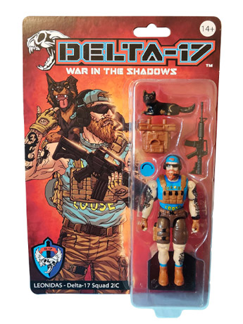 Delta-17: War in the Shadows Leonidas Action Figure Gallery Image 2