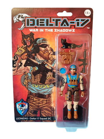 Delta-17: War in the Shadows Leonidas Action Figure Gallery Image 2