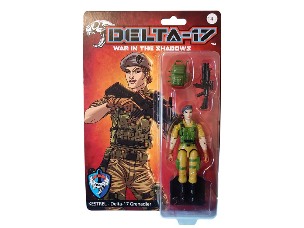 Delta-17: War in the Shadows Kestrel Action Figure Gallery Image 1