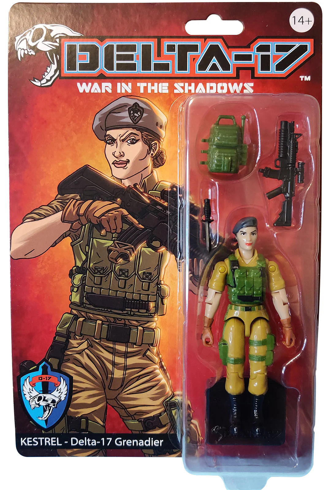 Delta-17: War in the Shadows Kestrel Action Figure Gallery Image 10