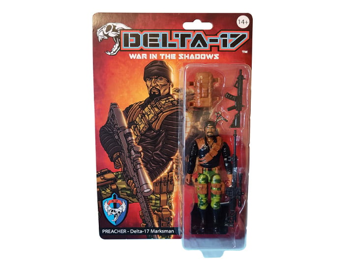 Delta-17: War in the Shadows Preacher Action Figure Gallery Image 1