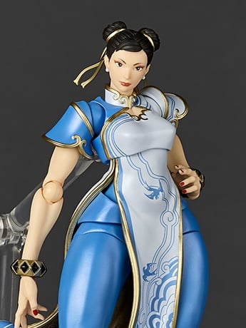 REVOLTECH CHUN-LI フィギュア Street Fighter 6 Chun-Li Revoltech Amazing Yamaguchi Action Figure