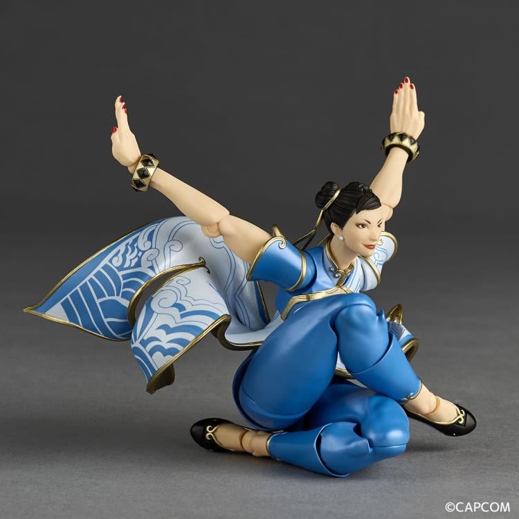Street Fighter 6 Amazing Yamaguchi Revoltech NR063 Chun-Li Action Figure Gallery Image 9