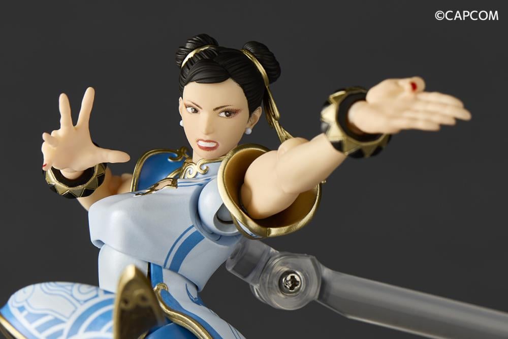 Street Fighter 6 Amazing Yamaguchi Revoltech NR063 Chun-Li Action Figure Gallery Image 12