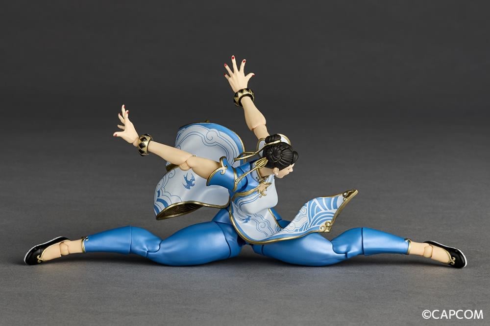Street Fighter 6 Amazing Yamaguchi Revoltech NR063 Chun-Li Action Figure Gallery Image 8