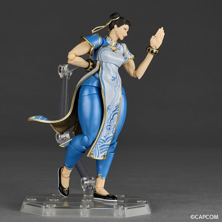 Street Fighter 6 Amazing Yamaguchi Revoltech NR063 Chun-Li Action Figure Gallery Image 4