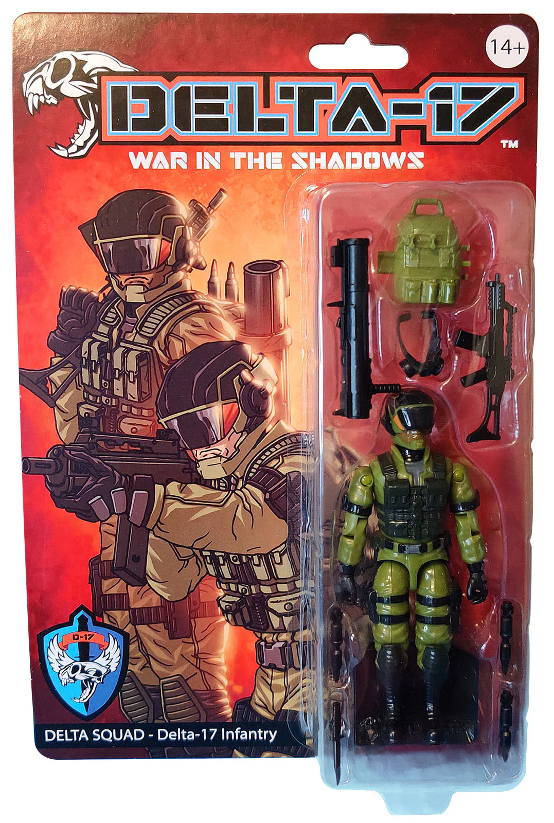 Delta-17: War in the Shadows Delta Squad B Infantry Action Figure Gallery Image 10