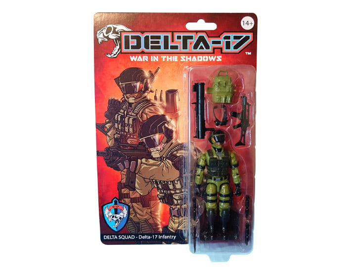 Delta-17: War in the Shadows Delta Squad B Infantry Action Figure Gallery Image 1