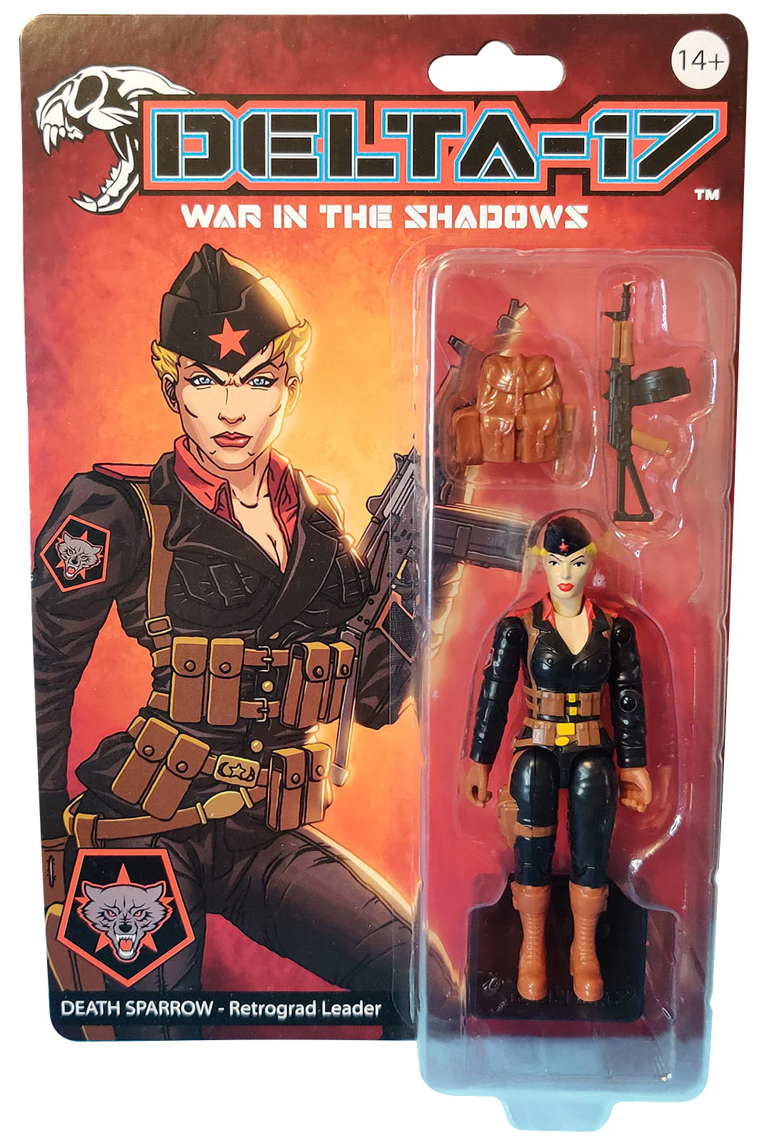 Delta-17: War in the Shadows Retrograd Death Sparrow Action Figure Gallery Image 9