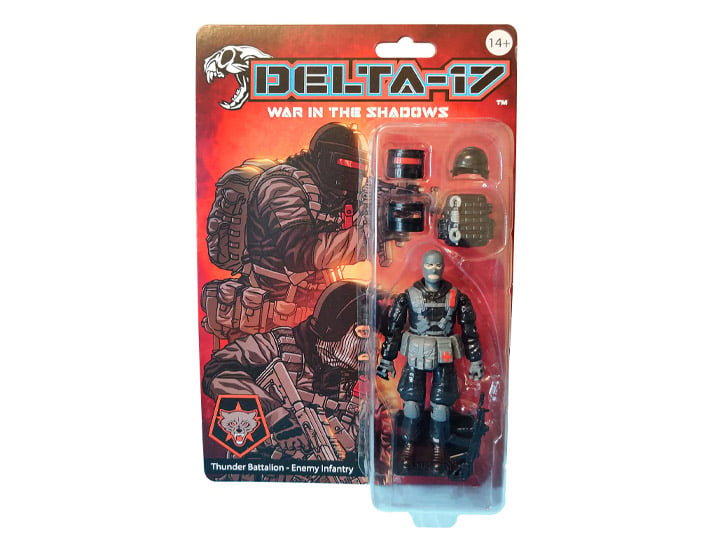 Delta-17: War in the Shadows Retrograd Thunder Battalion Infantry Action Figure Gallery Image 1