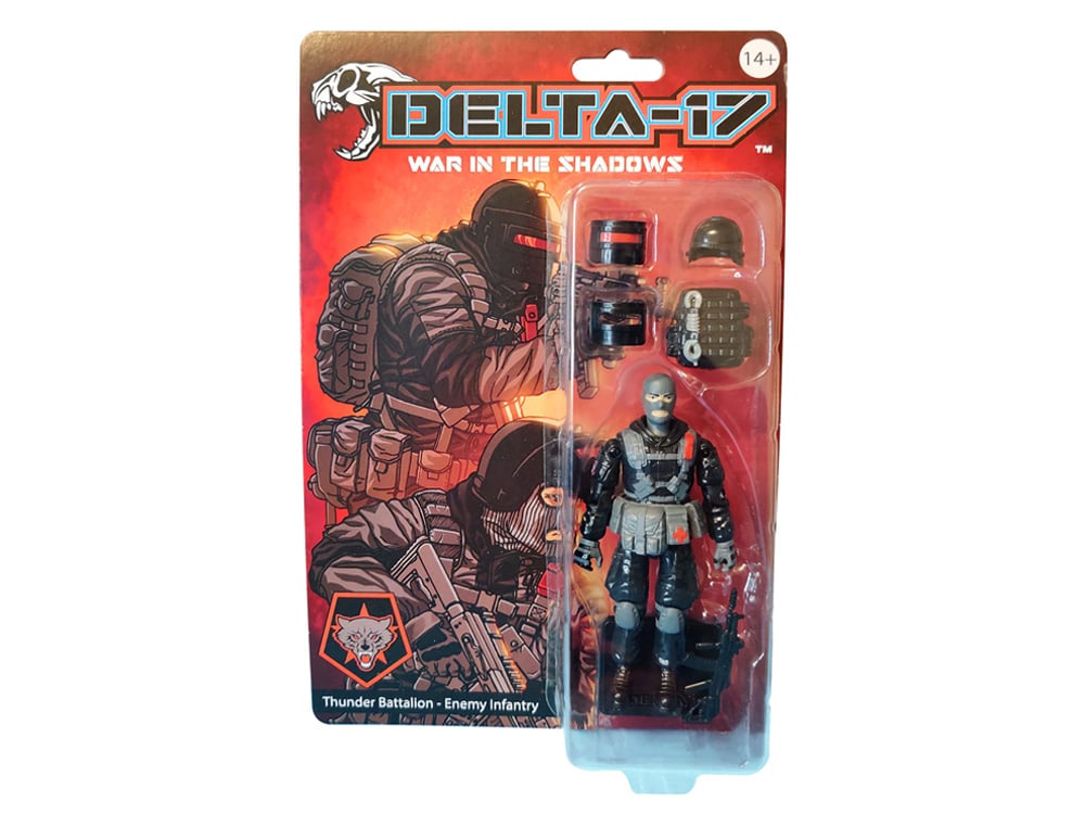 Delta-17: War in the Shadows Retrograd Thunder Battalion Infantry Action Figure Gallery Image 1