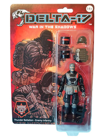 Delta-17: War in the Shadows Retrograd Thunder Battalion Infantry Action Figure Gallery Image 2