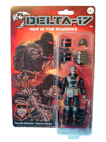 Delta-17: War in the Shadows Retrograd Thunder Battalion Infantry Action Figure Gallery Image 2