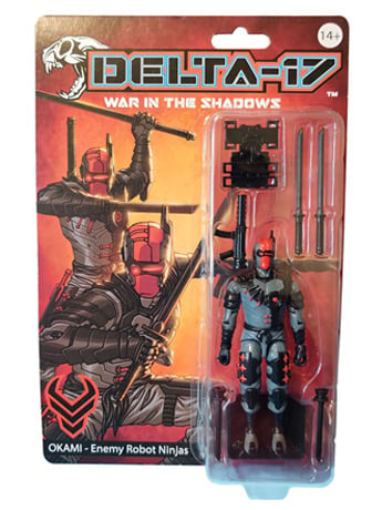 Delta-17: War in the Shadows Dark Shadows Okami Action Figure Gallery Image 2