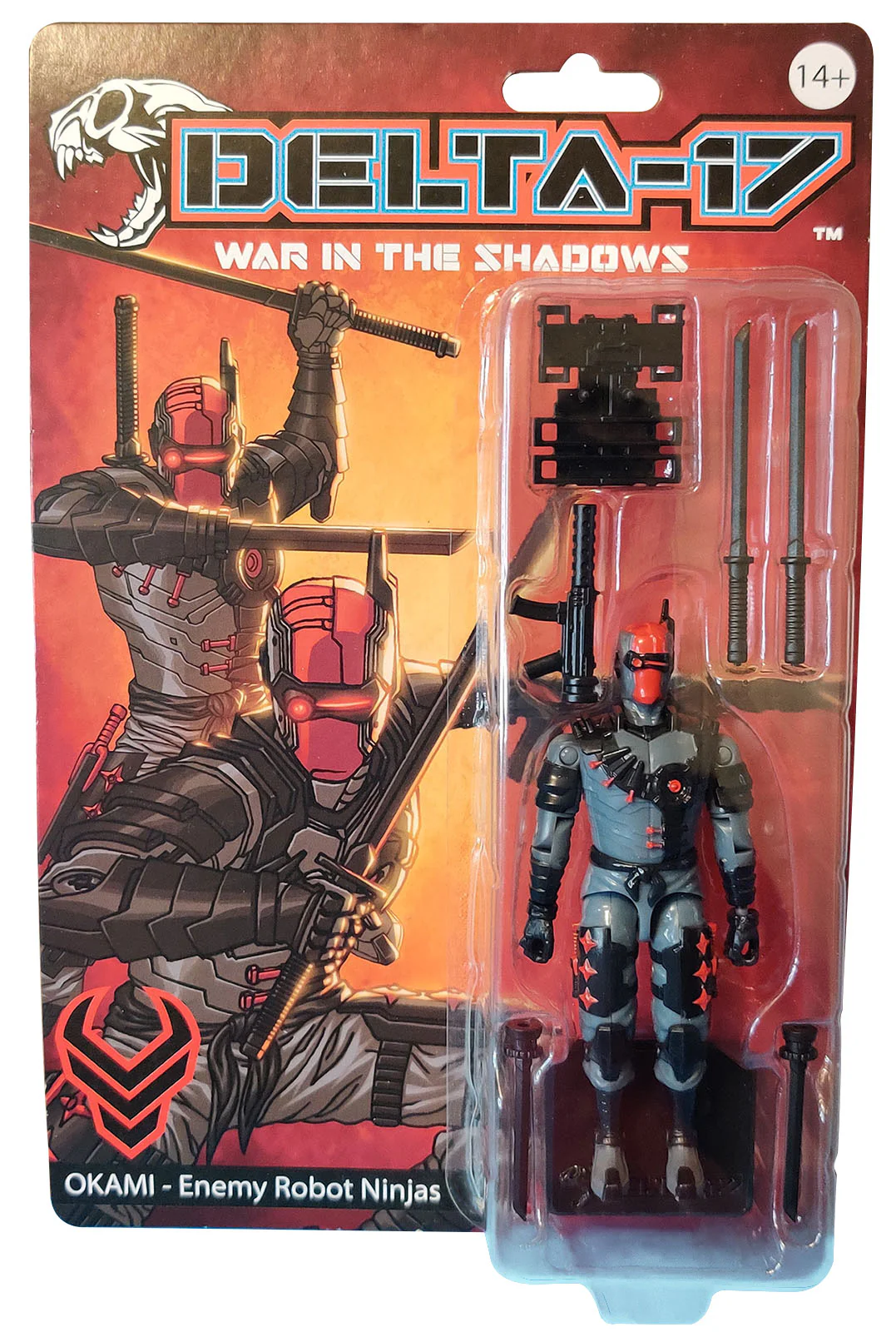 Delta-17: War in the Shadows Dark Shadows Okami Action Figure Gallery Image 11