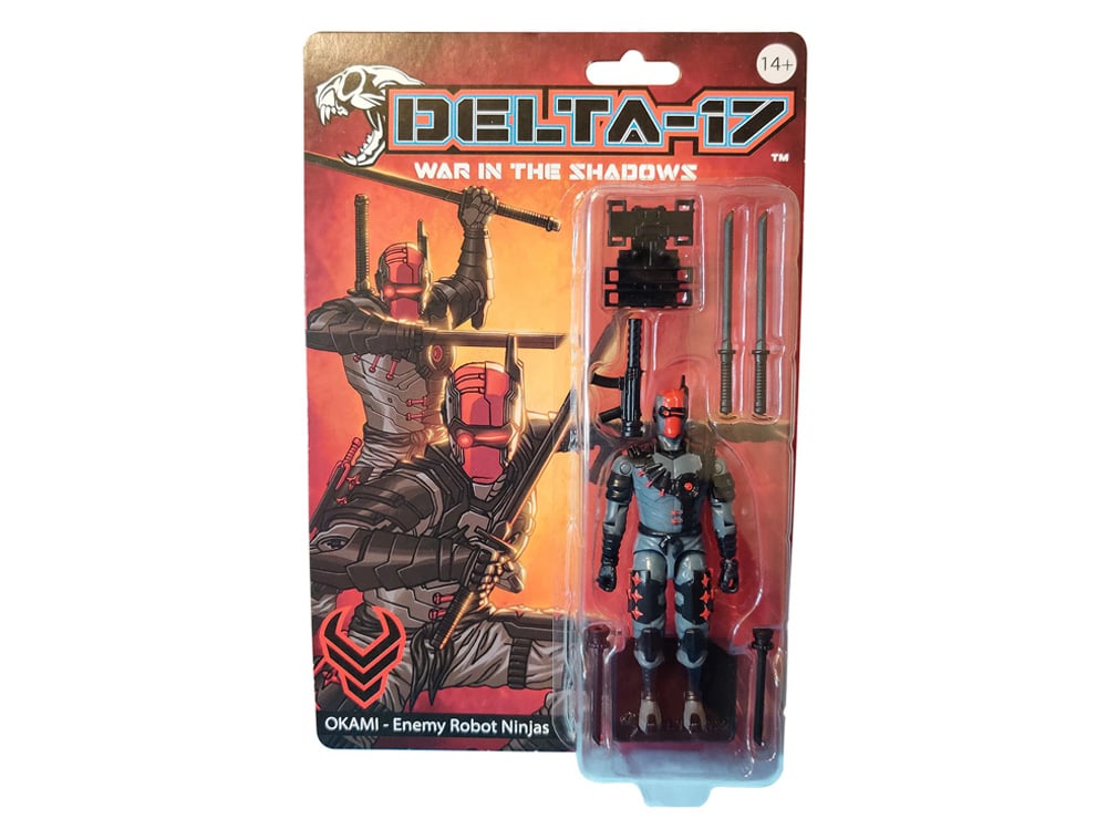 Delta-17: War in the Shadows Dark Shadows Okami Action Figure Gallery Image 1
