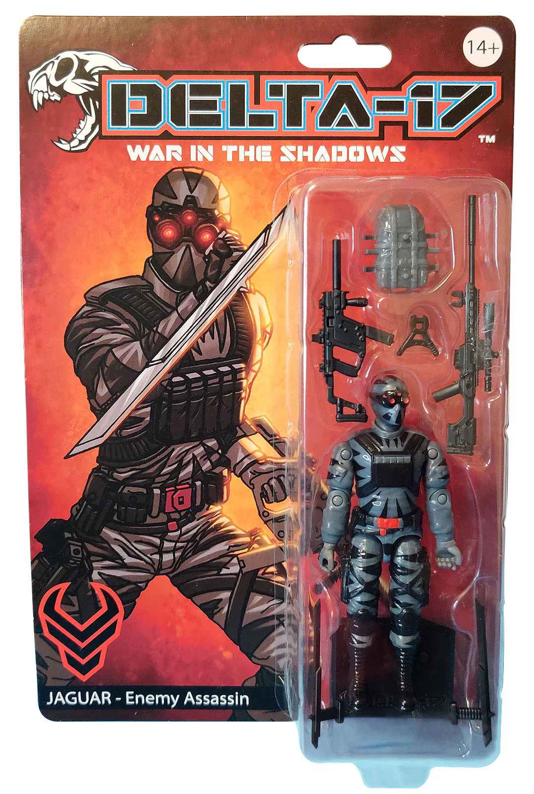 Delta-17: War in the Shadows Dark Shadows Jaguar Action Figure Gallery Image 2