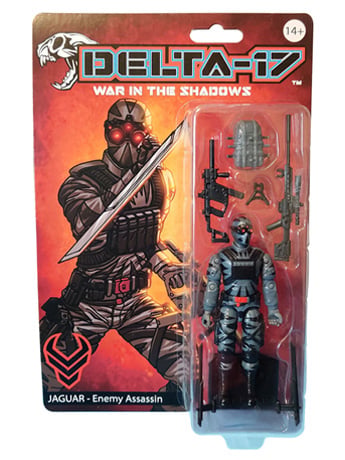 Delta-17: War in the Shadows Dark Shadows Jaguar Action Figure Gallery Image 9