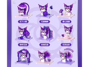 Sanrio Micro Box Series Kuromi Dream Rose Garden Box of 8 Random