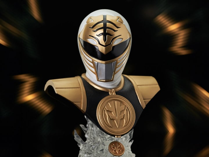 Mighty Morphin Power Rangers Legends in 3D White Ranger 1/2 Scale Limited Edition Bust Gallery Image 1
