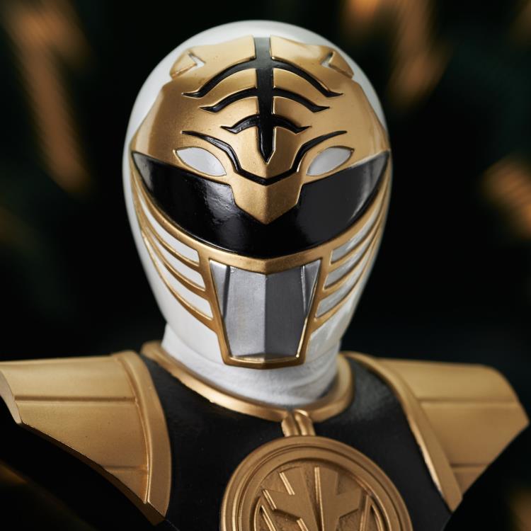 Mighty Morphin Power Rangers Legends in 3D White Ranger 1/2 Scale Limited Edition Bust Gallery Image 8