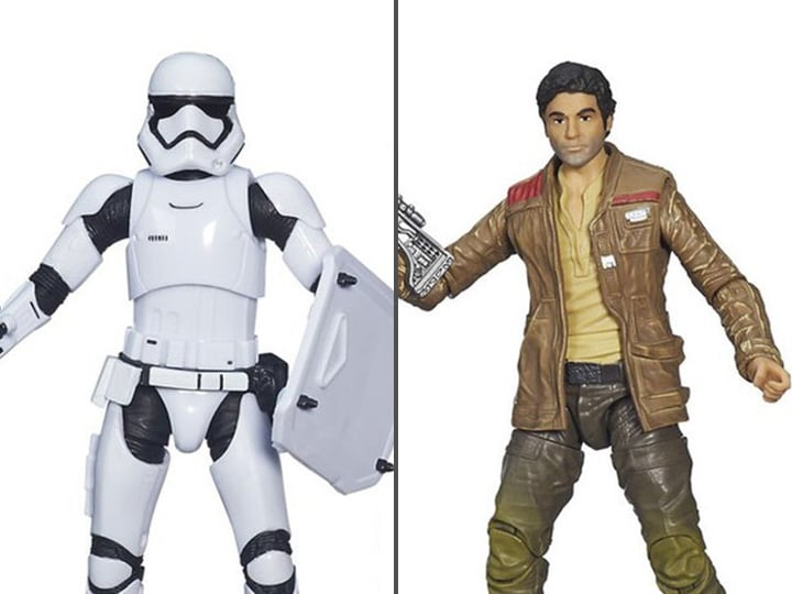 Star Wars: The Black Series 6" Poe Dameron & First Order Riot Control Stormtrooper (The Force Awakens) Gallery Image 1