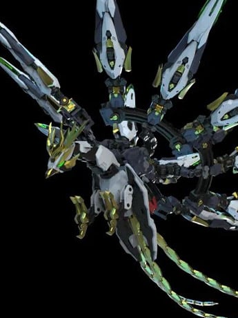 Vientiane Fusion The White Phoenix 1/100 Scale Model Kit