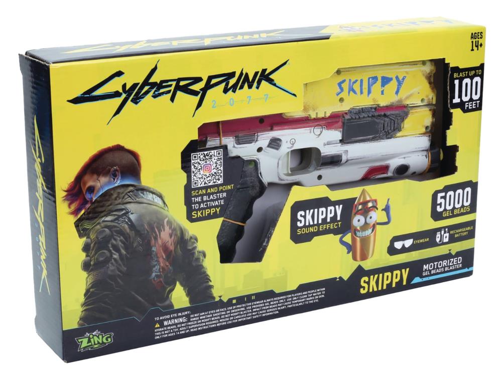 Cyberpunk 2077 Skippy (Blaster with Light-Up Stand) PX Previews Exclusive Replica Gallery Image 4