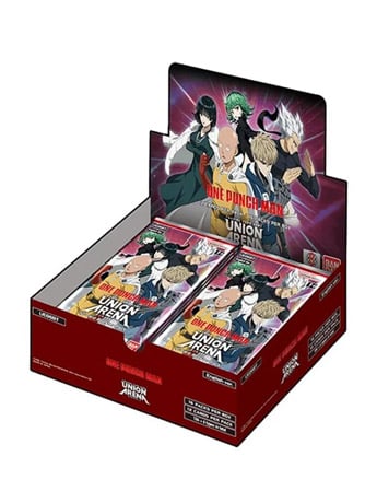Union Arena Trading Card Game One-Punch Man Box of 16 Booster Packs Gallery Image 2