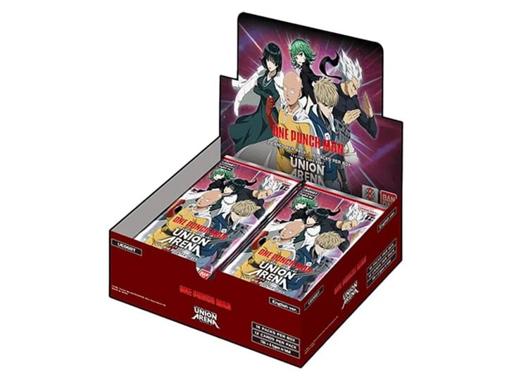 Union Arena Trading Card Game One-Punch Man Box of 16 Booster Packs Gallery Image 1