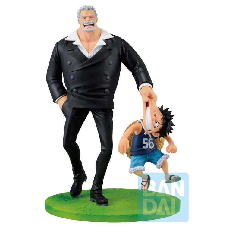 One Piece Ichibansho Revible Moment Monkey D. Garp & Monkey D. Luffy (Road to Dawn) Figure Gallery Image 3
