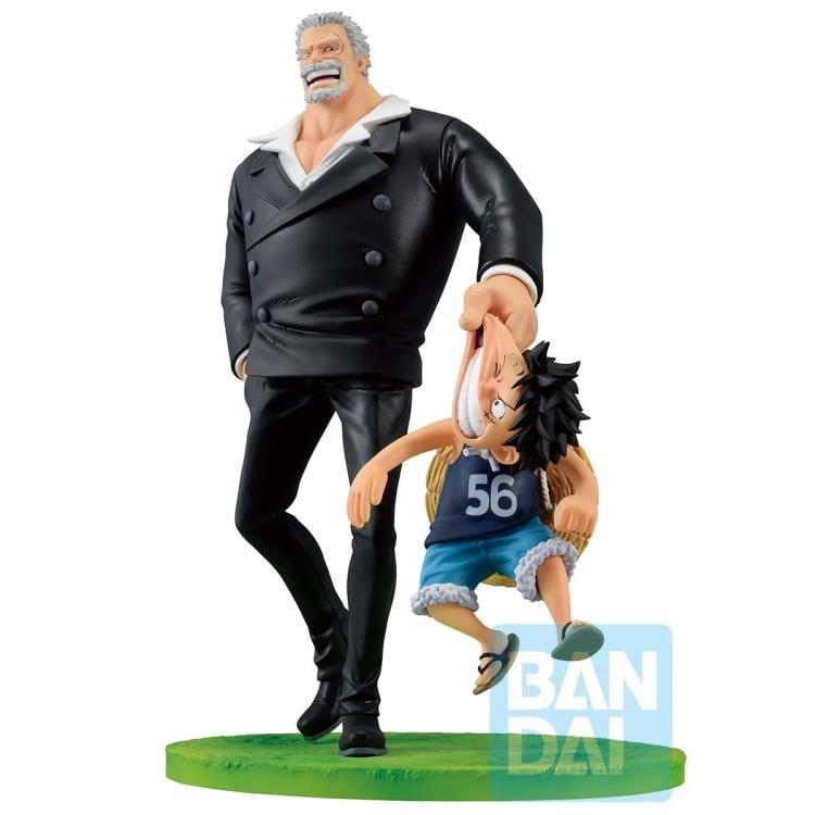 One Piece Ichibansho Revible Moment Monkey D. Garp & Monkey D. Luffy (Road to Dawn) Figure Gallery Image 4