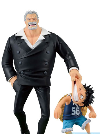 One Piece Ichibansho Revible Moment Monkey D. Garp & Monkey D. Luffy (Road to Dawn) Figure Gallery Image 2